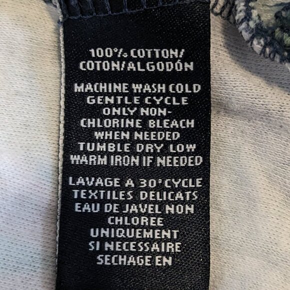 American Living Cowl Neck Aztec Top Womens Medium Lightweight Long Sleeve - Picture 9 of 16